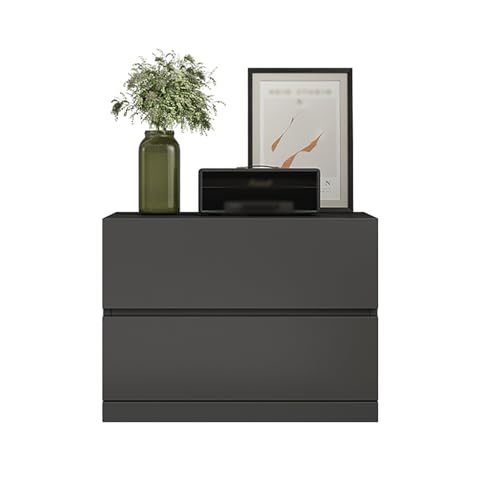 ZGHQHCDRH Nachttisch, Bücherregal, einzigartiger Nachttisch, moderner, Holz-Beistelltisch, Kommode for Schlafzimmer, Bauernhaus-Möbel, Aufbewahrungsorganisator(Light Gray) von ZGHQHCDRH