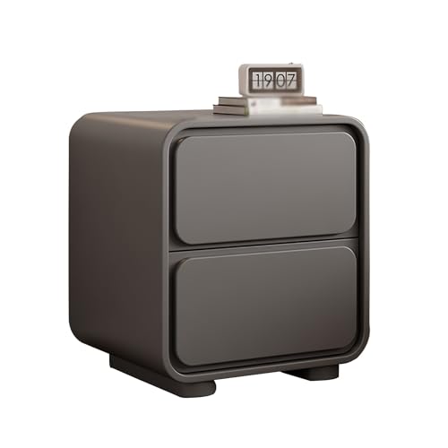 ZGHQHCDRH Nachttisch, Nachttisch mit Massivholzbeinen, Aufbewahrungsorganisatormöbel mit 2 Schubladen for Schlafzimmer, Beistelltische for Schlafzimmer, Wohnzimmer(E,30x40x50cm) von ZGHQHCDRH