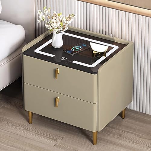 ZGHQHCDRH Nachttisch, Schlafzimmer-Nachttisch, Moderne Nachttische, Mini-Kommode, Möbel, Beistelltische for Wohnzimmer, Schlafzimmer, Studentenwohnheim(A,25x40x50cm) von ZGHQHCDRH