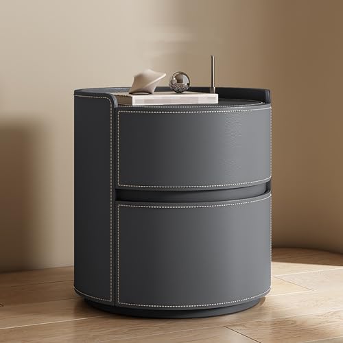 ZGHQHCDRH Nachttische, Kommoden-Organizer mit Ablagefach, Kommode for Schlafzimmer, Wohnzimmer, Kleiner Raum(Dark Gray,40x40x50cm) von ZGHQHCDRH