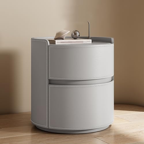 ZGHQHCDRH Nachttische, Kommoden-Organizer mit Ablagefach, Kommode for Schlafzimmer, Wohnzimmer, Kleiner Raum(Light Gray,40x40x50cm) von ZGHQHCDRH