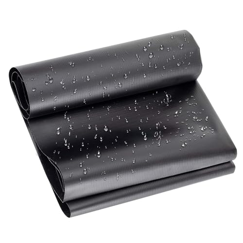 ZGHQHCDRH Polyethylen-Kunststoff, Schwarze Flexible Teichfolie | Garten-Pool-Membran, robuste Unterlage, große Fischteiche, vorgeformte Auskleidungen(4x12m(13.1x39.3ft)) von ZGHQHCDRH