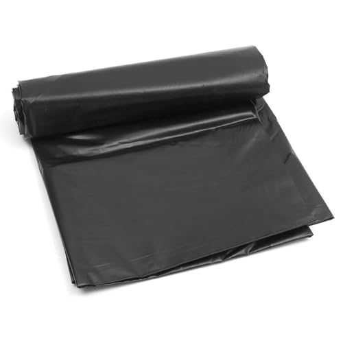 ZGHQHCDRH Polyethylen-Kunststoff, Strapazierfähige Unterlage, schwarz, Flexible Außenwasser-Gartenteichauskleidung, langlebig(7x10m(23x32.8ft)) von ZGHQHCDRH