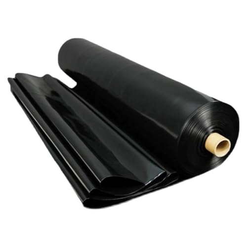 ZGHQHCDRH Polyethylen-Kunststoff, Teichfolien, Schwarze Unterlage, for Schwimmen, wasserdichte Plane, Garten-Pool-Membran for Fischteiche, Brunnen – Dicke 0,2 mm(10x15m(32.8x49.2ft)) von ZGHQHCDRH