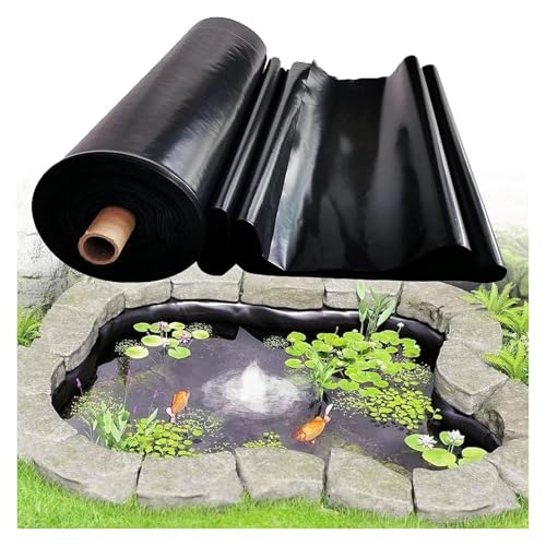 ZGHQHCDRH Polyethylen-Kunststoff, Teichfolien for Koi-Teiche und Wassergärten im Freien(4x4m(13.1x13.1ft)) von ZGHQHCDRH