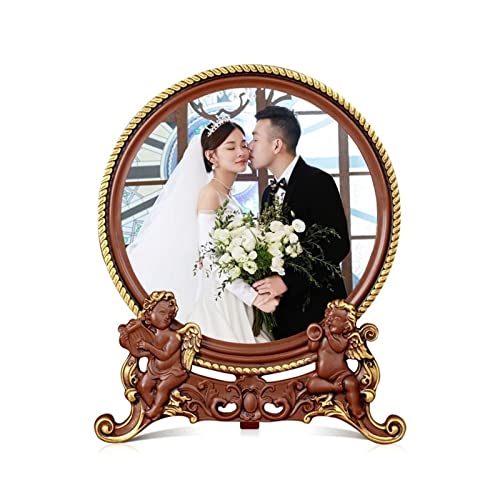 ZGHQHCDRH Retro-Bilderrahmen, Europäische Set Foto Hochzeit Foto Paar Kinder Desktop Dekoration Bilderrahmen von ZGHQHCDRH