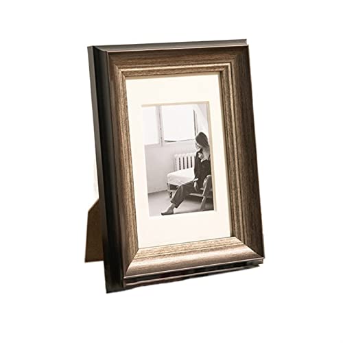 ZGHQHCDRH Retro-Bilderrahmen, Kreativer Bilderrahmen aus Kunstharz zur Tischmontage, for Aufhängen an der Wand (Bilderrahmen)(Gold,8 inch(15.2 * 20.3cm)) von ZGHQHCDRH