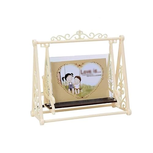 ZGHQHCDRH Retro-Bilderrahmen, Kreativer und schöner Swing-Bilderrahmen in koreanischer Version des klassischen Retro-Dekorationsornaments(White) von ZGHQHCDRH