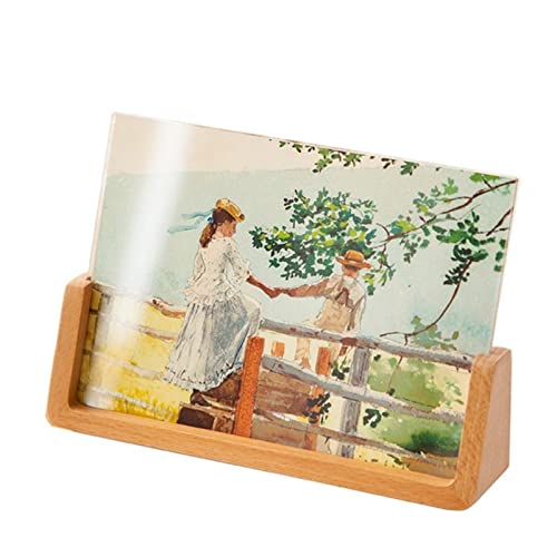 ZGHQHCDRH Retro-Bilderrahmen, U-förmig mit Holzsockel, hochauflösende Acrylglasabdeckungen, Bilderrahmen, Tischdekoration, vertikaler/horizontaler Bilderrahmen ZGHQHCDRH Retro-Bilderrahmen, U-förmig mit Holzsockel, hochauflösende Acrylglasabdeckungen, Bilderrahmen, Tischdekoration, vertikaler/horizontaler Bilderrahmen von ZGHQHCDRH