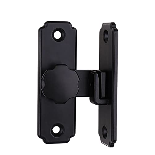 ZGHQHCDRH Riegel, Schwarzer Schieberiegel-Türriegel im Antik-Stil, Edelstahl, kleine Schieberiegel aus Metall for Fenster, Schranktüren, Schlösser mit Hardware, 2er-Pack(Black) von ZGHQHCDRH