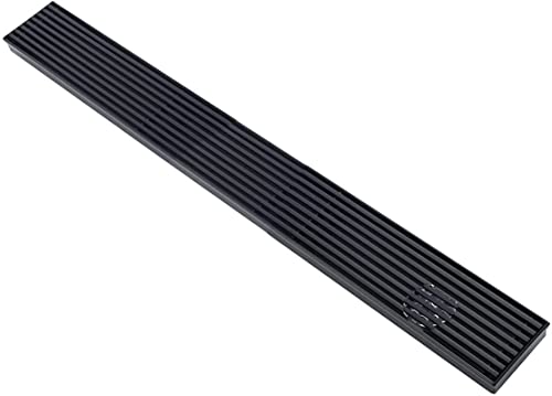 ZGHQHCDRH SUS304 Rechteckiger Duschbodenablauf mit Abnehmbarer Abdeckung, Bodenablauf und Keller(60cm(23.6Inch)) von ZGHQHCDRH