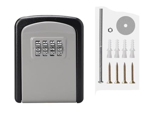 ZGHQHCDRH Schlüsselsicherung, Passwort-Schlüsselbox, wetterfeste Schlüsselsafe-Box, geeignet for Zuhause, Fabrik, Dekorationsunternehmen, Geschenk zur Schlüsselaufbewahrung auf der Baustelle(Grey) ZGHQHCDRH Schlüsselsicherung, Passwort-Schlüsselbox, wetterfeste Schlüsselsafe-Box, geeignet for Zuhause, Fabrik, Dekorationsunternehmen, Geschenk zur Schlüsselaufbewahrung auf der Baustelle(Grey) von ZGHQHCDRH