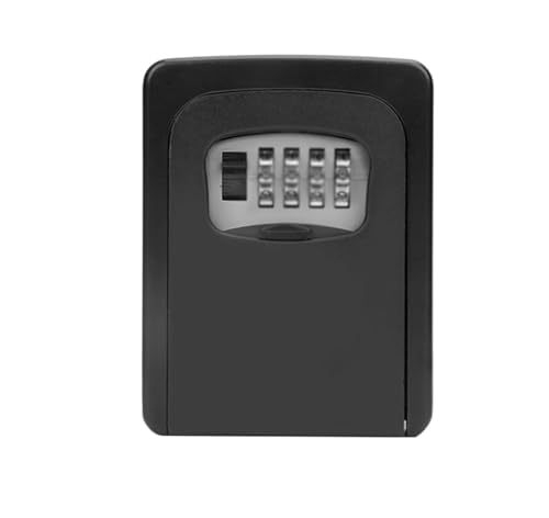 ZGHQHCDRH Schlüsselsicherung, Schlüsselsafe mit 4 Ziffern, sicherer Schlüsselkasten, wasserdichter Outdoor-Schlüsselversteck for Hausschlüssel, geeignet for Vermietungen oder Privathäuser(Black) ZGHQHCDRH Schlüsselsicherung, Schlüsselsafe mit 4 Ziffern, sicherer Schlüsselkasten, wasserdichter Outdoor-Schlüsselversteck for Hausschlüssel, geeignet for Vermietungen oder Privathäuser(Black) von ZGHQHCDRH