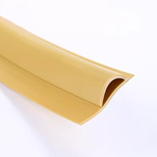 ZGHQHCDRH Selbstklebende Bodenübergangsleiste, 1–10 m Lange PVC-Kantenleiste for Wasserdichten Teppichschutz und sichere Dekoration(Yellow,L8m) von ZGHQHCDRH