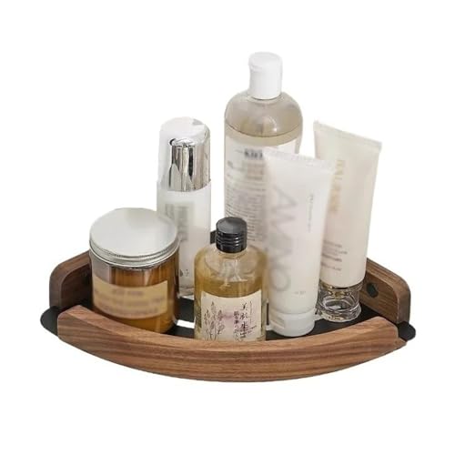 ZGHQHCDRH Stilvolle Dreieck-Aufbewahrung for Handtücher und wichtige Utensilien in Bad Küche(Walnut) von ZGHQHCDRH