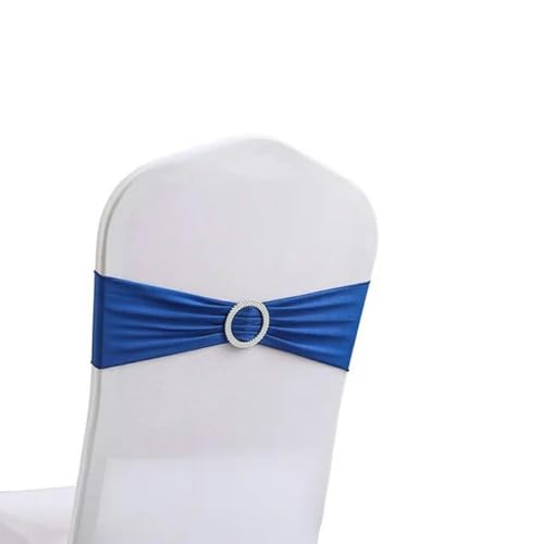 ZGHQHCDRH Stuhlschleifen， 10 Teile/Satz Band Bowknot Hotel Multifunktions Einfarbig Esszimmer Stuhl Schärpen Hochzeit Bankett Party Hote Home Decor-10 pc(Navy Blue) von ZGHQHCDRH