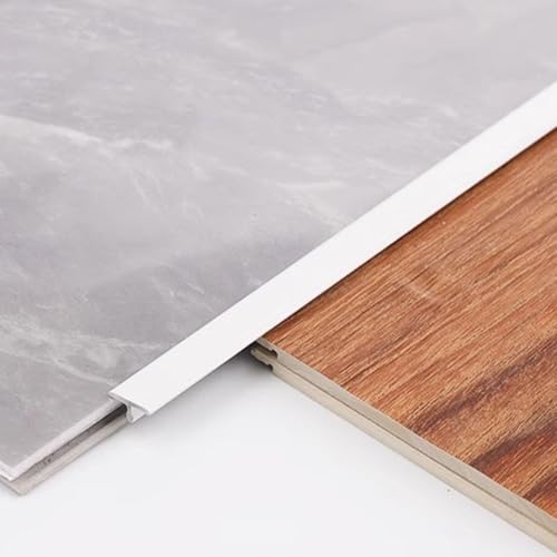 ZGHQHCDRH T-Form-Bodenübergangsleiste aus Aluminiumlegierung – 270 cm, wasserdicht und rostfrei, for Holz zu Fliesen und mehr(10mm) von ZGHQHCDRH