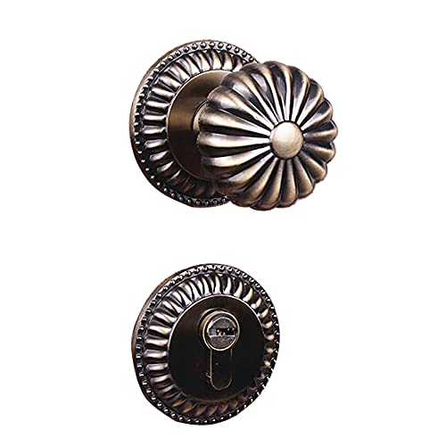 ZGHQHCDRH Türhebelschloss aus satiniertem Nickel – Schlüsselloser Griff for Schlafzimmer und Badezimmer – Kupferkonstruktion mit modernem Design(ModelE) von ZGHQHCDRH