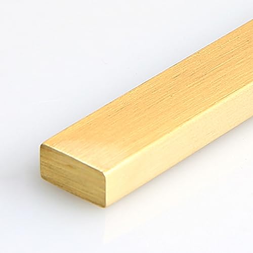 ZGHQHCDRH Übergangsleiste aus Messing for Bodenbeläge – 100 cm Nahtabdeckleiste for Fliesen zu Vinyl, wasserdicht und langlebig(8mmx3mm) von ZGHQHCDRH