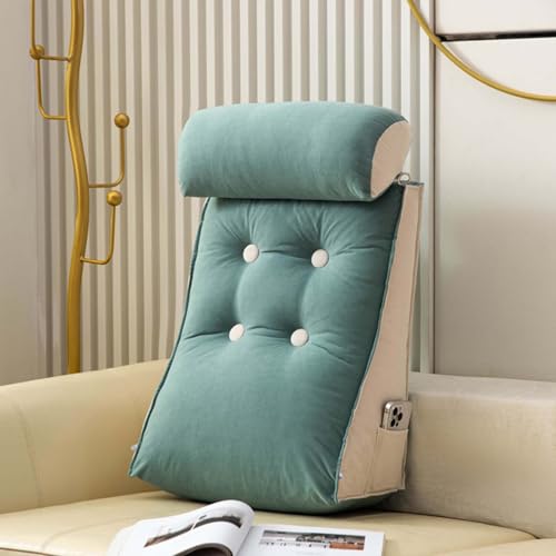 ZGHQHCDRH Verstellbares Lesekissen für Bett oder Sofa, Abnehmbarer Bezug, bequemes Rückenstützkissen zur Entspannung, Lendenwirbelstütze, 65,6 x 55,7 cm (#6) von ZGHQHCDRH