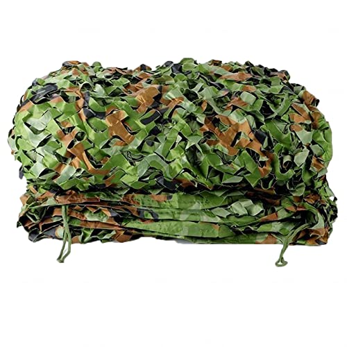 ZGHQHCDRH Woodland Camo Shade Net – Leichtes Tarnnetz for die Jagd im Freien, Camping und den Einsatz(4x10meters) von ZGHQHCDRH