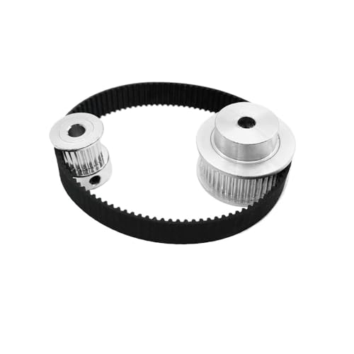 Zahnriemen, GT2-Gummiriemen mit geringem Übertragungswiderstand, Breite 10 mm, Riemenscheibe mit kompakter Struktur, 1 Stück(264MM*8MM*12MM) von ZGHQHCDRH