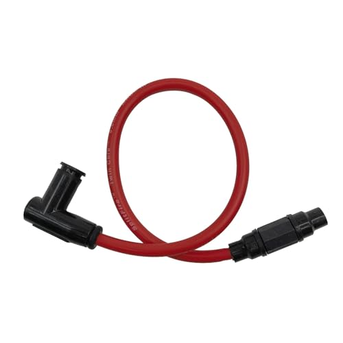 Zündkerzen 8,8mm Twin Core Rennen Power Kabel Zündspule Für ATV Quad Dirt Pit Bike Motorrad Für Honda Für Yamaha(Red) von ZGHQHCDRH
