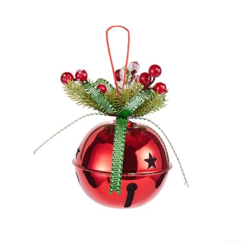 festlicher Schmuck, 1 x Metall-Glöckchen, Weihnachts-Glöckchen for Bastelprojekte, Weihnachtsdekorationen(12CM) von ZGHQHCDRH