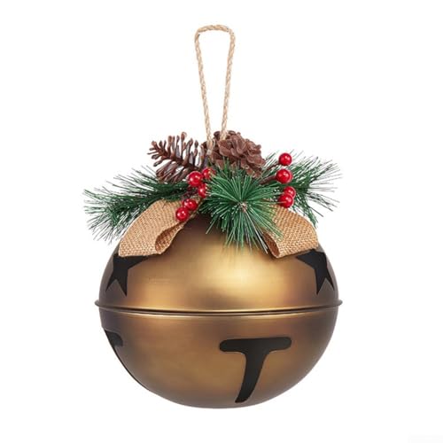 festlicher Schmuck, 1 x Metall-Glöckchen, Weihnachts-Glöckchen for Bastelprojekte, Weihnachtsdekorationen(21CM) von ZGHQHCDRH