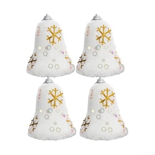festlicher Schmuck, Lebendige Schneeflocken-Glockendekorationen, um die Freude an der Weihnachtszeit zu steigern festlicher Schmuck, Lebendige Schneeflocken-Glockendekorationen, um die Freude an der Weihnachtszeit zu steigern von ZGHQHCDRH