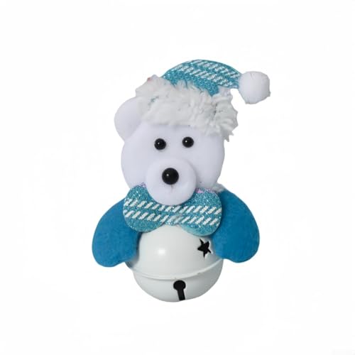 festlicher Schmuck, Stabiler Weihnachtsglockenschmuck mit Eisenrahmen for Baum- und Tischdekorationen(Bear B) von ZGHQHCDRH