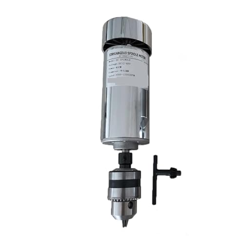 200 W/300 W/400 W/500 W Graviermaschinen-Spindelmotor, Luftgekühlt, Hochgeschwindigkeits-CNC (Bohrfutter-Spannbereich: 1,5–10 Mm) Präzision Effizient(400W Spindle) von ZGJIAJU