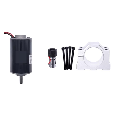 200 W 48 V Gleichstrom-Spindel-Set, 0–60 V, Einstellbarer Geschwindigkeitsregler, Netzteil, Beide For Graviermaschine Präzision Effizient(48V 200W 3) von ZGJIAJU