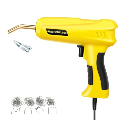 200 W Kunststoffschweißgerät, Kunststoffschweißset, Heißhefterset, Kunststoffschweißpistole, Stoßstangenlötkolben, Heftklammern, PVC, Autoreparatur Leicht Leistungsstark 200 W Kunststoffschweißgerät, Kunststoffschweißset, Heißhefterset, Kunststoffschweißpistole, Stoßstangenlötkolben, Heftklammern, PVC, Autoreparatur Leicht Leistungsstark von ZGJIAJU