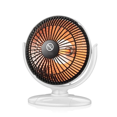 20CC Mini Elektrische Heizung Tragbare Desktop Heizlüfter Quarz Rohr Warme Luft Gebläse Hause Büro Wärmer For Winter Energie Geräuschlos(White,Without extension) von ZGJIAJU