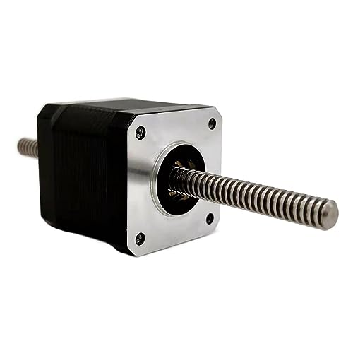 3D-Druckerteile 42 Motor 42BYGH 17HS3401S Nema17 Durchgangsschrauben-Schrittmotor Mit T8-Schraubensteigung 2 Mm 4 Mm 8 Mm Länge 100 Mm(Lead 4mm) von ZGJIAJU