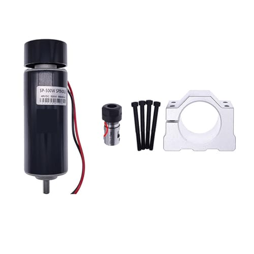 48V 500W DC-Spindelsatz 0~60V Einstellbarer Geschwindigkeitsregler, Netzteil, Beide For Graviermaschine Präzision Effizient(48V 500W 3) von ZGJIAJU