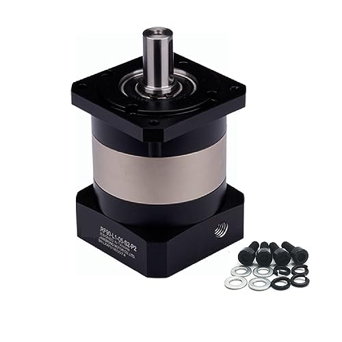 57mm Planetenreduzierer Nema23 Getriebeverhältnis 5/1 10/1~100/1 For 60mm 200W 400W Servomotor Getriebereduzierung Schrittmotor Cnc Kit(Ratio70,14mm input) von ZGJIAJU