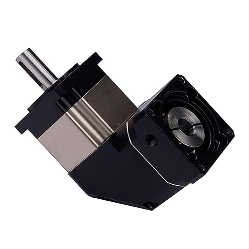 60 mm hochpräzises 90 Grad rechtwinkliges Planetengetriebe 1 Stufe for Schrittmotor-Eingangswelle 8 mm(Ratio 4) von ZGJIAJU