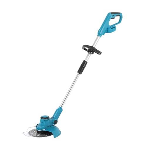 8 Zoll Akku-Rasenmäher Mit Bürstenlosem Motor, Rasentrimmer, Einstellbarer Längenwinkel, Teleskop-Rad for Beschneiden Von Gartengeräten Effizienter Baumschnitt(Without Battery Set) von ZGJIAJU