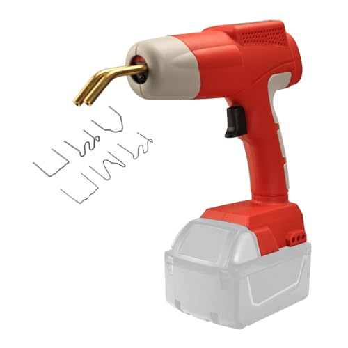 80 W Kunststoff-Schweißbrenner-Set, Schweißpistole Mit 600 Nägeln, Autoreparatur-Nagelschweißdraht-Werkzeug For 18–20 V Lithium-Ionen-Akku Leicht Leistungsstark von ZGJIAJU