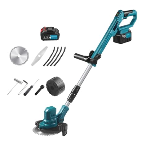 Akku-Rasenmäher, Faltbar, Verstellbarer Trimmer, Effizientes Garten-Schneidwerkzeug for 18-V-Akku Effizienter Baumschnitt Akku-Rasenmäher, Faltbar, Verstellbarer Trimmer, Effizientes Garten-Schneidwerkzeug for 18-V-Akku Effizienter Baumschnitt von ZGJIAJU