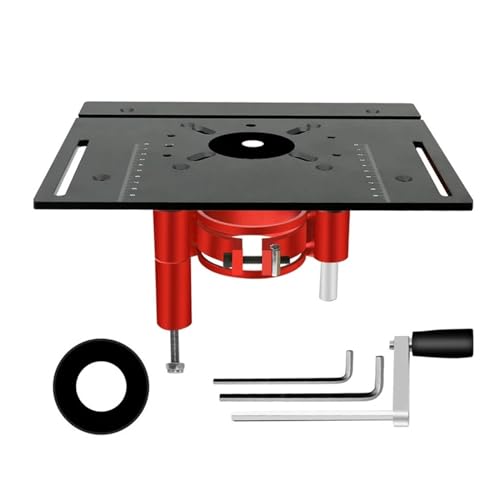 Aluminium-Frästisch-Einsatzplatte, Präzisions-Fräser-Hebeset – Holz-Fräser-Hebebasis For Arbeitsbänke Präzise Einfach(Ivory) von ZGJIAJU