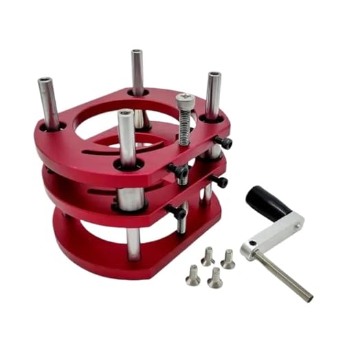 Aluminium-Werkbänke, Werkzeugtisch, Holzfräsen, Anhebbarer Tauchsockel, Tischeinsatz, Platte, Hebesockel, Edelstahl Präzise Einfach von ZGJIAJU