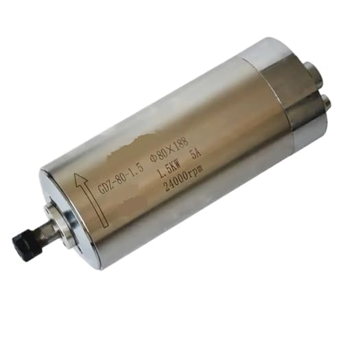 CNC-Fräsmaschinenspindelmotor 800 W 1,5 KW 2,2 KW Wasserkühlungsspindel Mit 4 Lagern For Gravieren Von Bohren Präzision Effizient(1.5KW-80x188-ER11) von ZGJIAJU