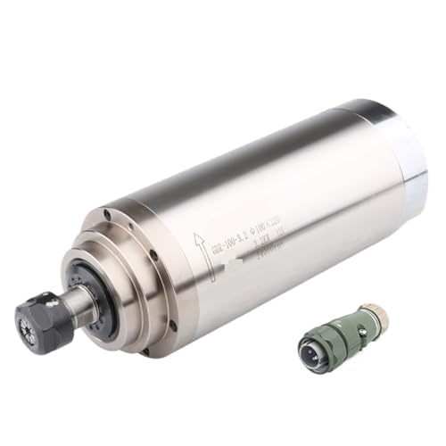 CNC-Spindel 3,2 KW ER20 Wassergekühlter Spindelmotor Holzbearbeitungsspindel 4 Lager For CNC-Fräser-Graviermaschine Präzision Effizient(105x235mm) von ZGJIAJU