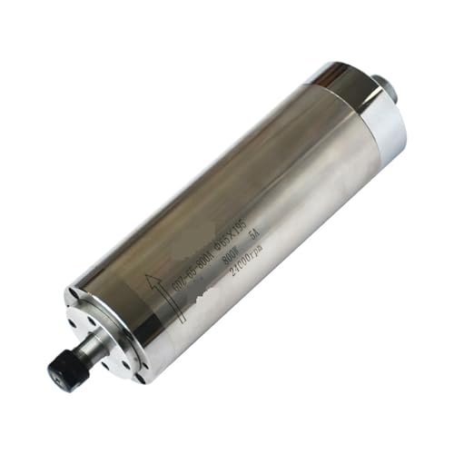 CNC Wassergekühlter Spindelmotor 800 W 1,5 KW 2,2 KW 3,0 KW For Graviermaschine Mit 4 Lagern For DIY-CNC-Maschine Präzision Effizient(800W 65x195 ER11) von ZGJIAJU