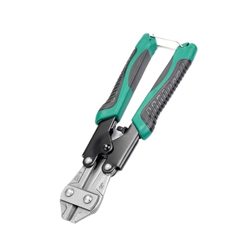 Cr-V Und 65 Mangan Stahl Bolzen Cutter Draht Seil Klemme Zangen Multi-Funktion Hand Werkzeuge 8 Zoll Mini Ratsche Kabel Schere Effizientes Schneiden(Cr-V) von ZGJIAJU