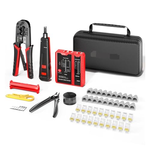 Crimpwerkzeug-Set For Steckverbinder Mit Abisolierzange/Auflegewerkzeug Kabeltester(568R 918B AMCRD Set) von ZGJIAJU