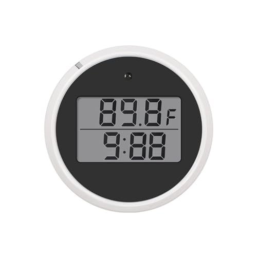 Digitales Schwimmendes Badethermometer Mit Timer -20~70℃ IP6X Wasserdichtes Wassertemperaturmessgerät For Schwimmbad, Spa, Eisbad Genaue Messung(Black) von ZGJIAJU